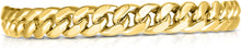 Load image into Gallery viewer, 10k Yellow Gold 8.6mm Semi-Solid Miami Cuban Chain Bracelet or Anklet, 8 Inch or 9 Inch
