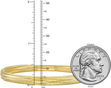 Load image into Gallery viewer, 14k Yellow Gold 3.4mm, 5.4mm or 8.8mm Stretch Mesh Slip-on Bracelet, 7 Inch
