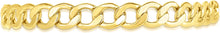Load image into Gallery viewer, 10k Yellow Gold 8mm Hollow Cuban Curb Link Chain Necklace
