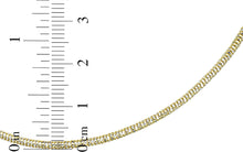 Load image into Gallery viewer, Italian 14k Gold Over 925 Silver 1.9mm Sparkle Snake Chain Necklace, 16 Inch, 18" or 20"
