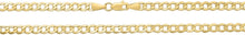 Load image into Gallery viewer, 10k Yellow Gold 3mm Hollow Cuban Curb Link Chain Necklace
