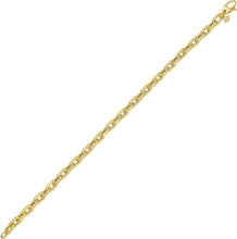 Load image into Gallery viewer, Italian 14k Yellow Gold French Cable Link Chain Bracelet, 8 Inch
