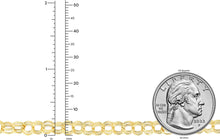 Load image into Gallery viewer, 14k Yellow Gold 5.8mm Double Chino Link Chain Charm Bracelet 7.25 Inch or 8 Inch
