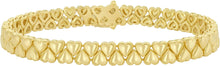 Load image into Gallery viewer, 14k Yellow Gold 7mm Sweetheart Link Bracelet, 7.25 Inch
