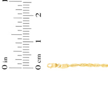 Load image into Gallery viewer, 10k Yellow Gold 1.9mm Solid Spiral Rope Multi Diamond Cut Chain Necklace
