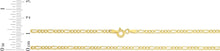 Load image into Gallery viewer, 14k Yellow Gold or White Gold 2mm Solid Figaro Chain Necklace
