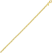 Load image into Gallery viewer, 14k Yellow Gold 3.3mm Cable Charm Link Bracelet, 7 Inch
