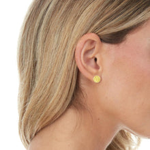Load image into Gallery viewer, 14k Yellow Gold 8mm Angel Stud Earrings
