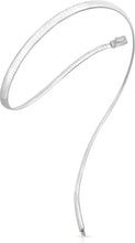 Load image into Gallery viewer, 14k White Gold 3mm Classic Omega Chain Necklace, 16 Inch or 18 Inch
