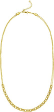 Load image into Gallery viewer, 14k Yellow Gold Rolo Adjustable Chain Friendship Necklace, 16 to 26 Inch
