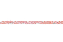 Load image into Gallery viewer, 14k Yellow Gold or Rose Gold and White Gold 1.5mm Twisted Crisscross Sparkle Chain Necklace
