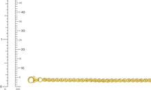 Load image into Gallery viewer, 14k Yellow Gold Diamond Cut Bead Link Bracelet, Adjustable 7.5" - 9 Inch
