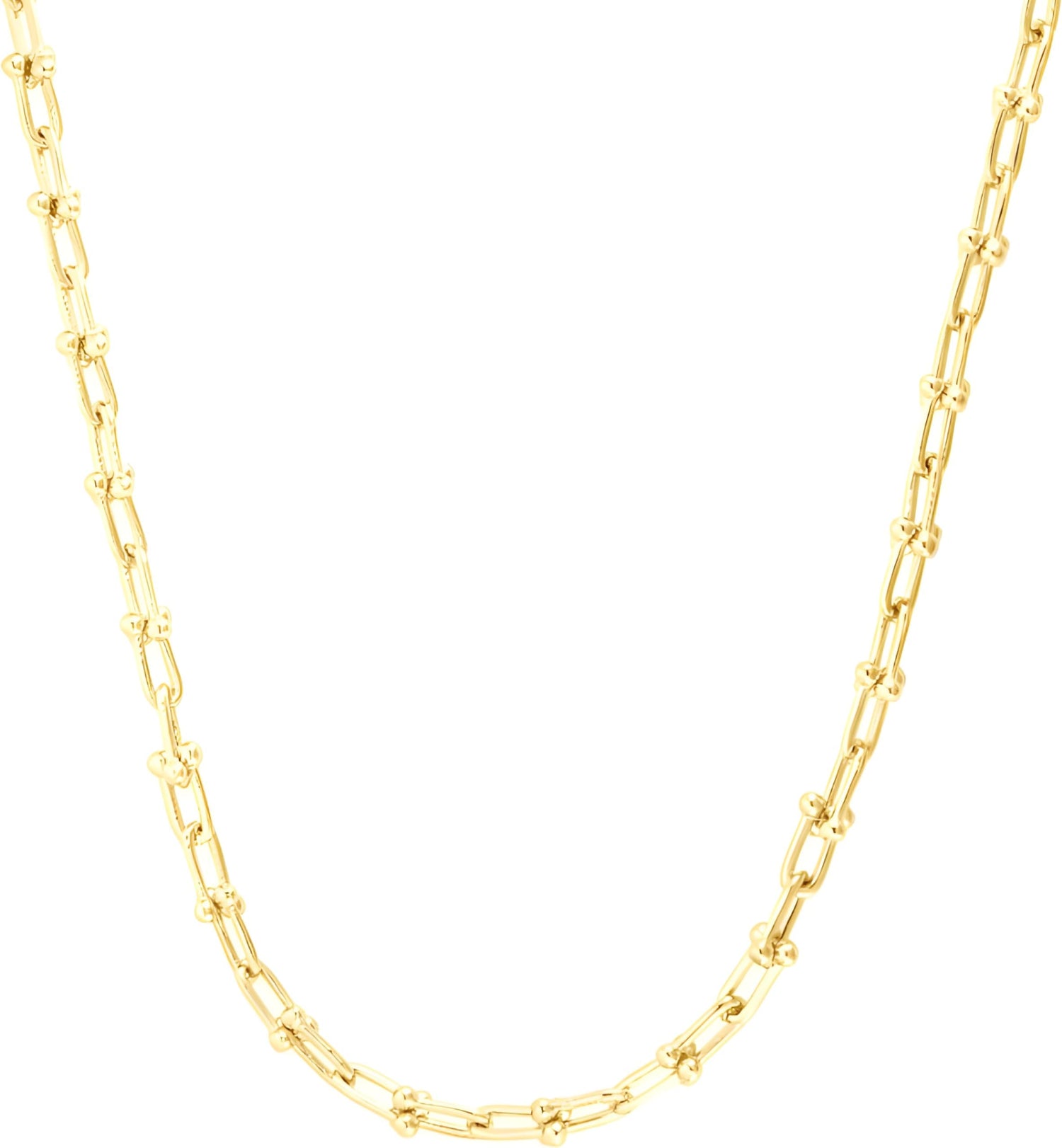 14k Yellow Gold 5.9mm Lite Jax Chain Necklace