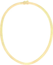 Load image into Gallery viewer, Italian 14k Yellow Gold 5mm Tubogas Necklace, 17 Inch
