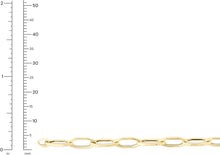 Load image into Gallery viewer, 14k Yellow Gold 5mm Hexagon Paperclip Link Bracelet, 7.25 Inch

