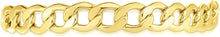 Load image into Gallery viewer, 10k Yellow Gold 9mm Hollow Cuban Curb Link Chain Necklace
