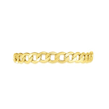 Load image into Gallery viewer, 10k Yellow Gold 8.5mm Solid Curb Cuban Chain Necklace
