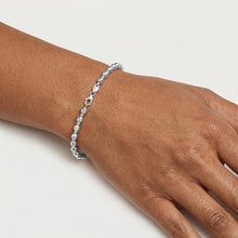 Load image into Gallery viewer, Italian 14k Yellow Gold or White Gold 4mm Disco DC Bead Chain Bracelet
