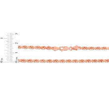 Load image into Gallery viewer, 14k White Gold 1.5mm Solid Rope Chain Bracelet
