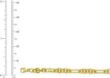 Load image into Gallery viewer, 14k Yellow Gold 4mm Paperclip and 5.4mm Round Figaro Link Bracelet, 7.25 Inch
