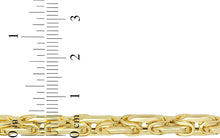 Load image into Gallery viewer, Italian 14k Yellow Gold 5mm Byzantine Link Bracelet, 8 Inch
