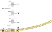 Load image into Gallery viewer, Italian 14k Yellow Gold 2.3mm Mirror Bar Link Chain Necklace, 18 Inch

