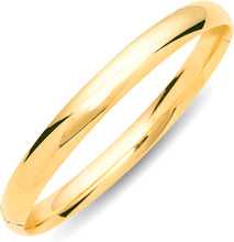 Load image into Gallery viewer, 10k Yellow Gold 8mm High Polish Shiny Bangle Bracelet 7 Inch
