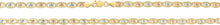 Load image into Gallery viewer, 10k Tri-Color Gold 4.2mm Valentino Link Chain Bracelet or Anklet
