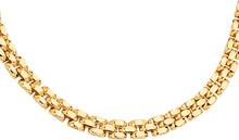 Load image into Gallery viewer, 14k Yellow Gold 4mm, 6.5mm or 9mm Panther Link Bracelet, 7 Inch

