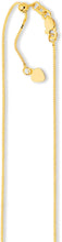 Load image into Gallery viewer, 14k Yellow Gold 1.1&quot; Diamond Cut Classic Cross Charm Pendant with optional Adjustable Chain Necklace

