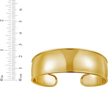 Load image into Gallery viewer, 14k Yellow Gold 20mm Solid Shiny High Polish Classic Cuff Bangle Bracelet 7 Inch
