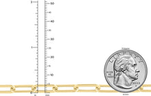 Load image into Gallery viewer, 14k Yellow Gold 4.8mm Elongated Rounded Paperclip Link Bracelet, 7.5 Inch
