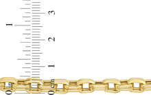 Load image into Gallery viewer, Italian 14k Yellow Gold 5mm Thick Duplex Link Bracelet, 8 Inch
