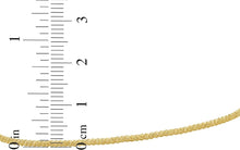 Load image into Gallery viewer, 14k Yellow Gold Sparkle Beaded Link Chain Bracelet, 7 Inch
