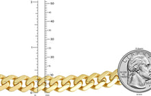 Load image into Gallery viewer, 14k Yellow Gold 6.5mm, 8mm or 9.5mm Lite Squared Miami Cuban Chain Necklace, 22 Inch
