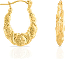 Load image into Gallery viewer, 10k Yellow Gold XOXO X &amp; O Hugs and Kisses Love Earrings, XXLarge, Extra Large, Large, Medium, Small or Extra Small
