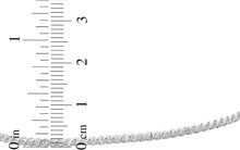 Load image into Gallery viewer, 14k White Gold Sparkle Beaded Link Chain Bracelet, 7 Inch
