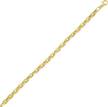 Load image into Gallery viewer, Italian 14k Yellow Gold 5mm Thick Duplex Link Bracelet, 8 Inch
