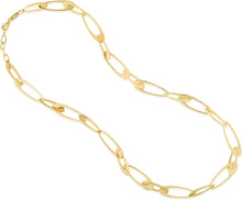 Load image into Gallery viewer, 14k Yellow Gold 5.4mm Fancy Oval Link Chain Necklace, 18 Inch
