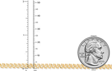 Load image into Gallery viewer, 14k Yellow Gold 4mm Fancy Textured Link Bracelet, 7 Inch
