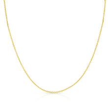 Load image into Gallery viewer, 10k Yellow Gold and White Gold Two-Tone 21.5mm Cursive Personalized Alphabet A-Z Initial Pendant with Optional 1.1mm Solid Cable Chain, 18 Inch
