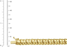 Load image into Gallery viewer, 14k Yellow Gold 8mm Scalloped Swirl Link Bracelet, 7.25 Inch
