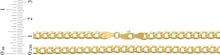 Load image into Gallery viewer, 10k Yellow Gold 4mm Hollow Cuban Curb Link Chain Necklace
