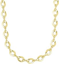 Load image into Gallery viewer, 14k Yellow Gold 6mm Polished Infinity and Oval Link Bracelet, 7.5 Inch
