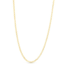 Load image into Gallery viewer, 14k Yellow Gold 1.7mm Solid Mariner Chain Necklace
