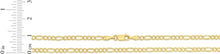 Load image into Gallery viewer, 10k Yellow Gold 2.5mm Solid Figaro Chain Link Necklace - 16 inch
