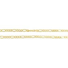 Load image into Gallery viewer, 14k Yellow Gold 6.5mm Lite Figaro Chain Necklace
