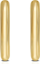 Load image into Gallery viewer, 14k Yellow Gold 21mm Round Hoop Earrings
