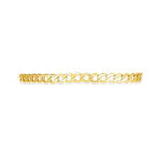 Load image into Gallery viewer, 10k Yellow Gold 6mm Solid Curb Cuban Chain Necklace
