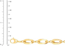 Load image into Gallery viewer, 14k Yellow Gold 8.2mm Double Oval Link Bracelet, 7.5 Inch
